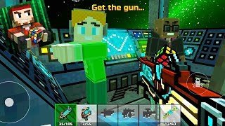 Pixel Gun 3D  Virtual Worlds  Spaceship Location Hard Mode [upl. by Ahsinyar]