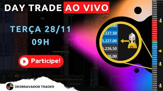 🔴 DAY TRADE AO VIVO 28112023 Dólar Futuro 🔴 [upl. by Earle271]