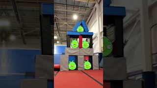 Angry Birds  Parkour IN REAL LIFE 🔥 shorts angrybirds parkour [upl. by Enisaj]