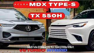 the 2024 ACURA MDX vs 2024 LEXUS TX all you need to know  Occupancy amp Cargo diffs [upl. by Sirrap664]