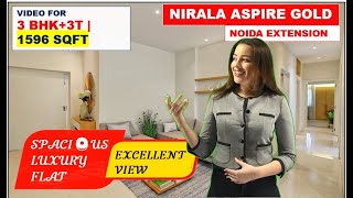 Nirala Aspire Low Rise 3 bhk flat in Noida Extension 9560955050 Near Gulshan Bellina [upl. by Vinita]