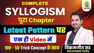 Complete Syllogism Reasoning  Latest Questions  All Concepts and Short Tricks  By Vikramjeet Sir [upl. by Julienne]