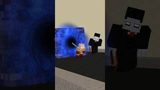 Pulling a Black Hole Bedrock Challenge Saitama  Herobrine minecraft shorts [upl. by Hardwick]