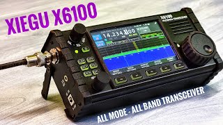 XIEGU X6100  SDR portable HF transceiver review [upl. by Anitrak549]