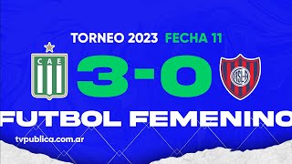 Excursionistas vs San Lorenzo Fecha 11 del Campeonato Femenino YPF Torneo 2023 [upl. by Tana]