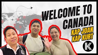 Welcome to Canada Kap Joan amp Kurt Landed PR from Philippines to Canada [upl. by Naved67]