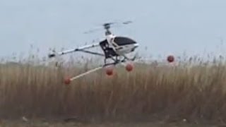 Practicing RC helicopter ラジコンヘリコプター初心者の練習 [upl. by Enimrac]