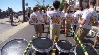 Damascus HS Drumline Labor Day Parade 2015 [upl. by Yraillih]