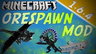 Minecraft 164How To Install The Orespawn Mod HD Commentated [upl. by Pascha]