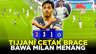 TIJJANI REINDERS SEMAKIN MENYALA CETAK BRACE DI LIGA CHAMPIONS DAN BAWA MILAN MENANG 31 VS BRUGGE [upl. by Bedell]