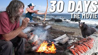 30 Day Survival Challenge Vancouver Island  THE MOVIE [upl. by Yrrag553]