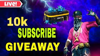 FREE FIRE LIVE REDEEM CORD GIVEAWAY CUSTOM FREE FIRE MAX 😱 [upl. by Trudie]