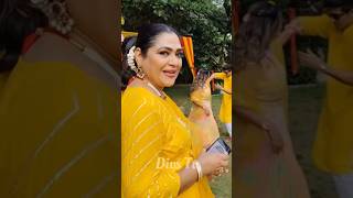 Uma Riyaz Dancing  her Son Shariq Haldi Function💛🥰 [upl. by Artima]