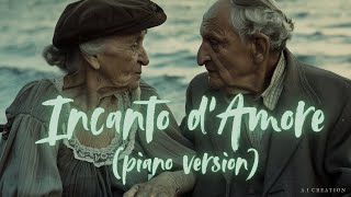 Incanto d’Amore Piano Version  AI Song Italian Romantic Ballad [upl. by Esilec]