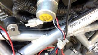 Diagnostico Solenoide de Partida Moto Aprilia [upl. by Joell415]