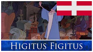 The Sword in the Stone 1963  Higitus Figitus  Danish Dansk [upl. by Yerdna361]