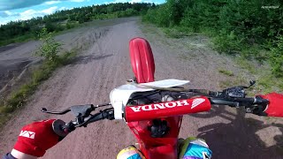 Honda CR250R 2Stroke GoPro [upl. by Ainahs]