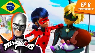 🇧🇷 MIRACULOUS  🐞 GIGANTITÃ 🐾  Episódio completo ▶️ Temporada 2 Ep 6  Português BRASIL 🇧🇷 [upl. by Yila83]