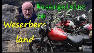 Eine Royal Enfield Meteor 350unterwegs im Weserbergland [upl. by Nivert781]