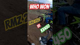 RMZ250 VS KX450 [upl. by Wattenberg]