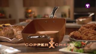 Copper Chef Koperen Pannenset  Tommy Teleshopping [upl. by Anaele]