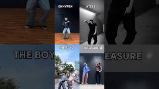 GENTO dance challenge TREASURE Enhypen ATEEZ The Boyz which one is ur fav kpop shorts [upl. by Wistrup]