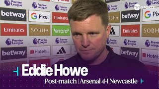 quotWE GOT PUNISHEDquot  Eddie Howe  Arsenal 41 Newcastle  Premier League [upl. by Eecyaj]