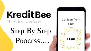 Kredit Bee Emi Loan 1000 to 1lakh Process [upl. by Ynaiffit511]