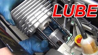 2 Stroke Cylinder Install Onto Piston How To Vittorazi Moster 185 [upl. by Noit]