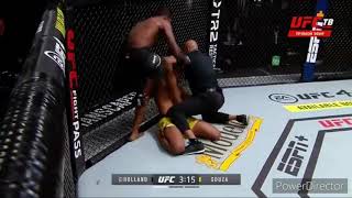 Kevin Holland vs Jacare Souza [upl. by Acie]