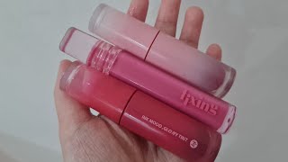 Comparing Peripera Ink Mood Glowy Tint and Etude House Glow Fixing Tint Which One Is Better [upl. by Htehpaj]