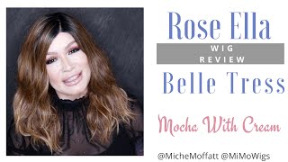 Rose Ella by Belle Tress Mocha With Cream  WIG REVIEW  MiMo Wigs  ALOPECIA WIGS [upl. by Neyu]