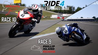 Ride 4  World Superbikes League Race 9 amp 10  Final Career Mode [upl. by Thamora]