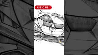 Lamborghini sketch ☝️☠️ drawing [upl. by Liscomb750]