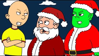 Caillou Saves Christmas And Stops Mr Grinch Stealing Christmas [upl. by Castera784]