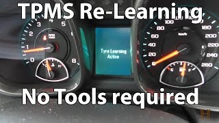 How to program TPMS Sensors 2013  2015 Chevy Malibu no tool required [upl. by Flavia980]