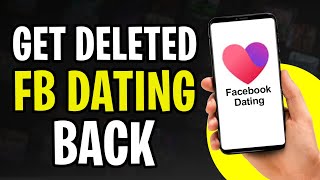 How to Get Facebook Dating Back After Deleting [upl. by Anuait833]