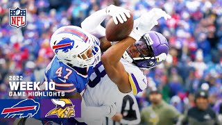 GAME OF THE YEAR Buffalo Bills vs Minnesota Vikings  2022 Week 10 Game Highlights [upl. by Nevetse209]