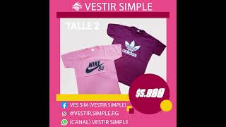 Vestir Simple  REMERAS ESTAMPADAS [upl. by Rennerb]