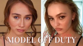 Lily Rose Depp Makeup Tutorial [upl. by Atnahsal]