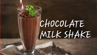 How to make Classic Chocolate Milkshake [upl. by Woodsum]