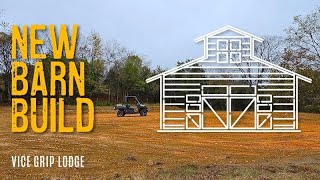 Were Already OUT OF ROOM Barn Build  Part 1 [upl. by Yhtir]