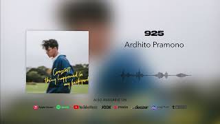 Ardhito Pramono  925 Official Audio [upl. by Asiak424]