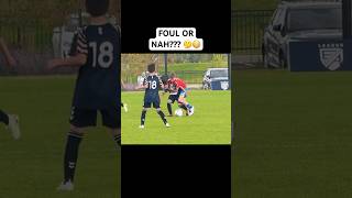 BRO TRIED TO PIGGYBACK RIDE 😳 foulornah soccer football brexitmeansbrexit brexit tackle [upl. by Seys]