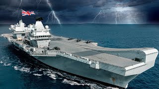 The British Aircraft Carrier HMS Queen Elizabeth Shocked The World [upl. by Amehsat677]