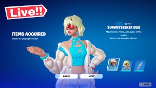 🔴 EVIE SKIN FORTNITE ITEM SHOP LIVE Today Fortnite Chapter 5 [upl. by Carolina]