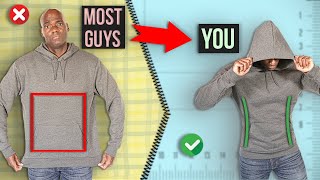 How To EASILY Make A Hoodie SLIM Fit [upl. by Leeanne]