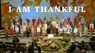 I AM THANKFUL  CrossLight Childrens Choir Live [upl. by Lebyram]