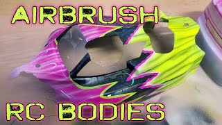 How to Airbrush RC Bodies [upl. by Esidarap733]