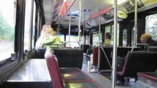 Portland Streetcar Shuttle w TriMet 1990 Gillig Phantom 1614 [upl. by Ennayelhsa]